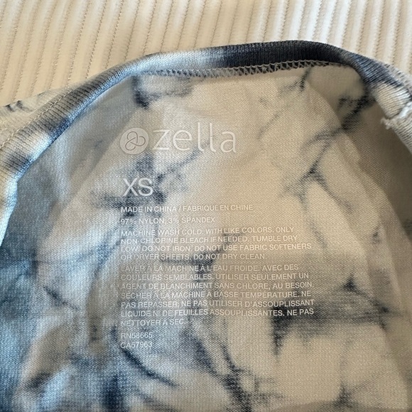 Zella performance Tie-Dye long sleeve Tee - Picture 5 of 6